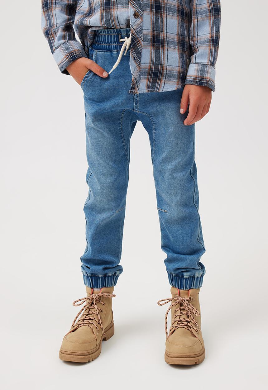 Cotton On - Slouch jogger jean byron - mid blue