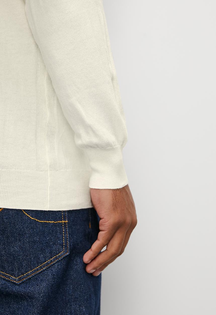 Superbalist - Slim fit high neck long sleeve knitwear - cream