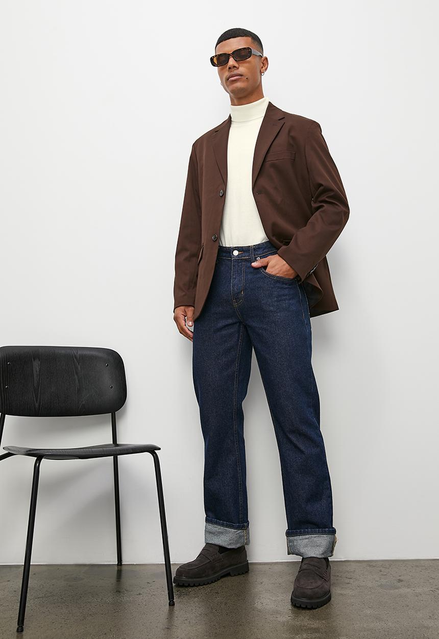 Superbalist - Slim fit high neck long sleeve knitwear - cream