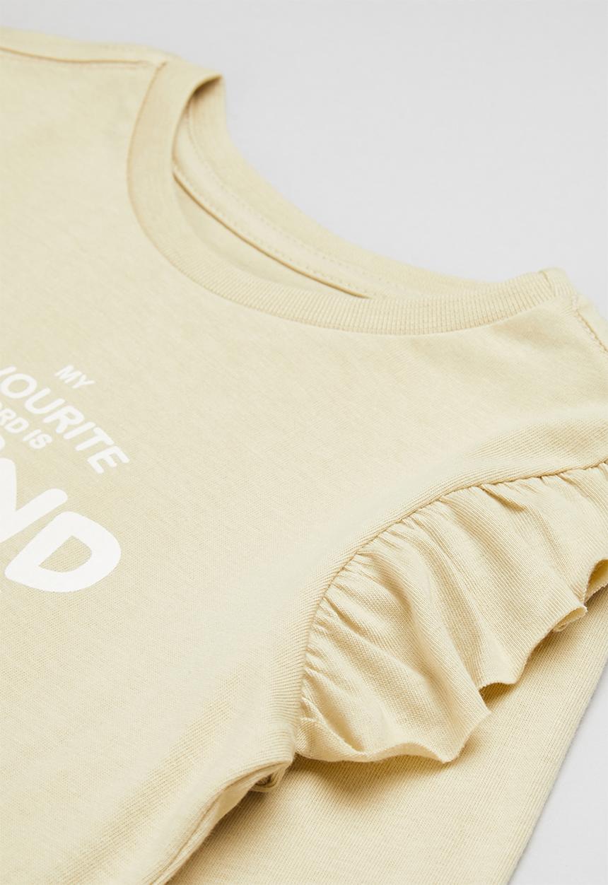 Pop Candy - Girls graphic long sleeve tees - white/stone