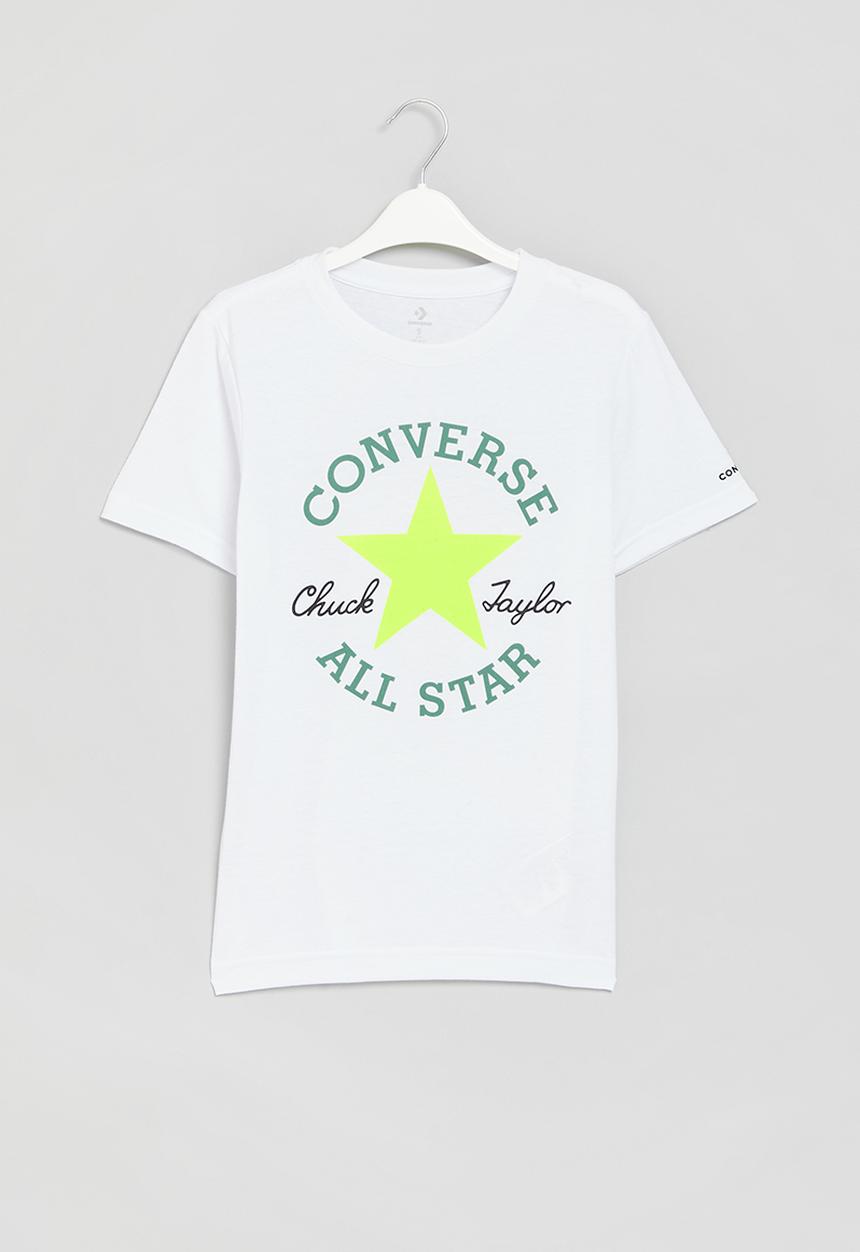 Converse - Teen dissected chuck patch short sleeve - white