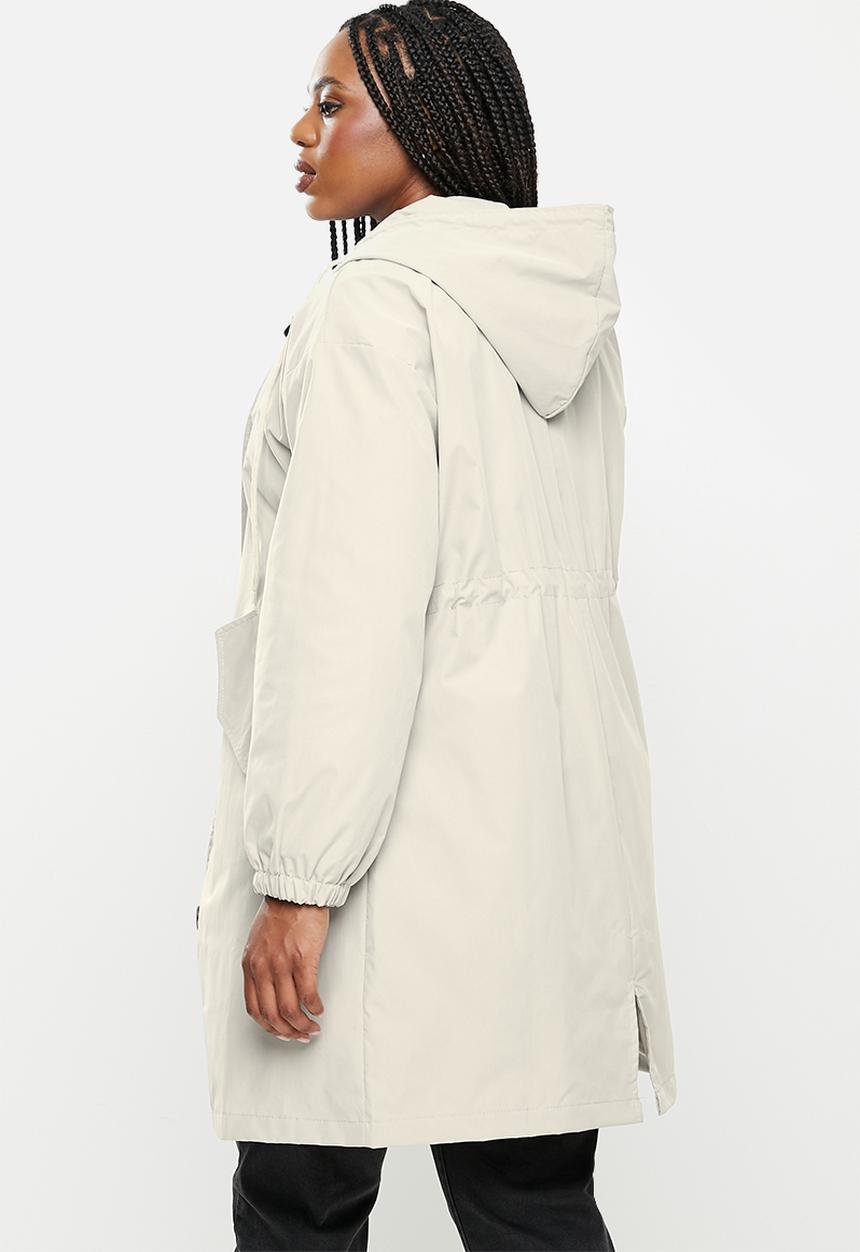 dailyfriday - Classic hooded trench - light grey