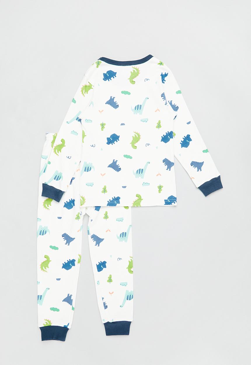 Pop Candy - Boys aop pj set - white/multi
