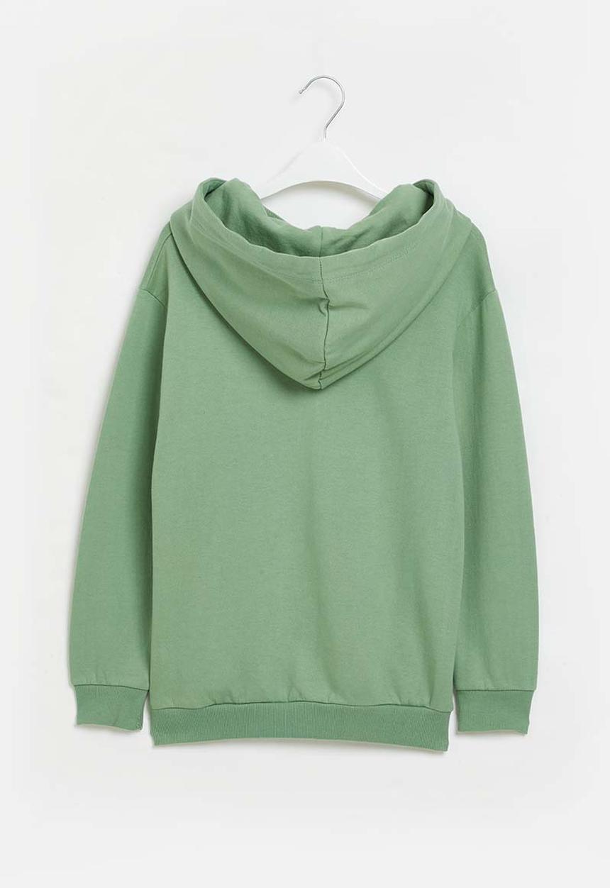 Superbalist - Boys oversized graphic hoodie - fatigue