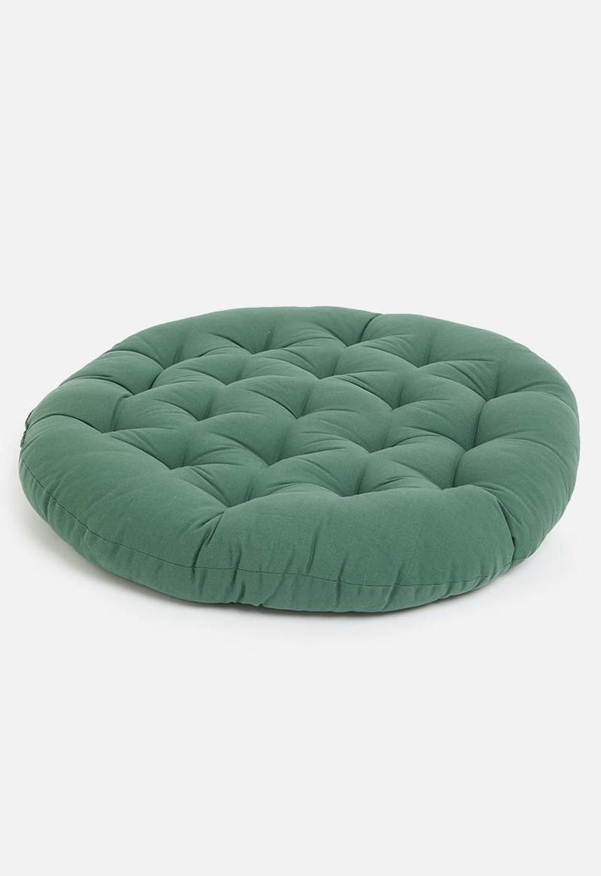 Sixth Floor - Fondu round floor cushion - green 