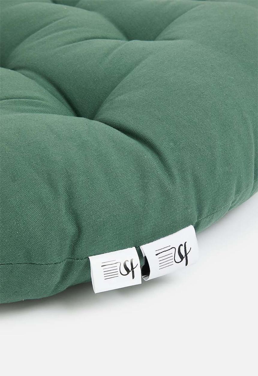 Sixth Floor - Fondu round floor cushion - green 