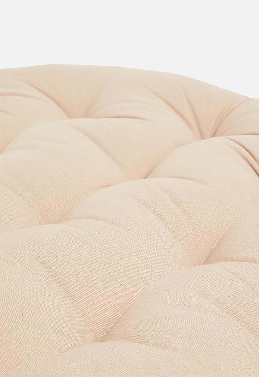 Sixth Floor - Fondu round floor cushion - natural