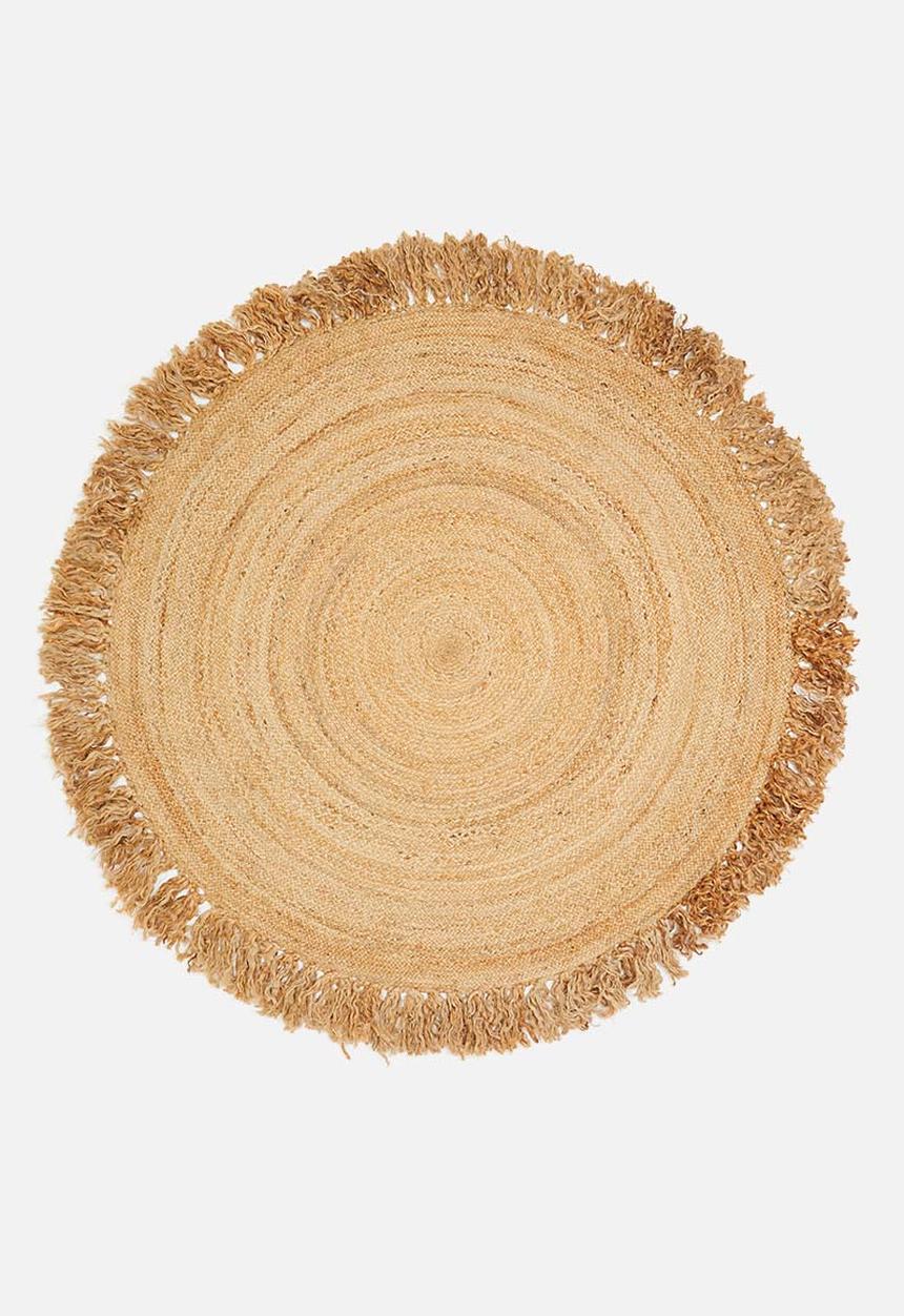 Sixth Floor - Braided jute rug - natural