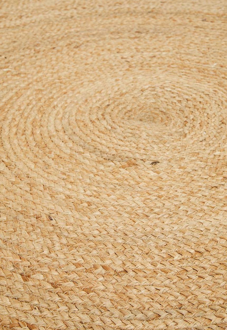 Sixth Floor - Braided jute rug - natural