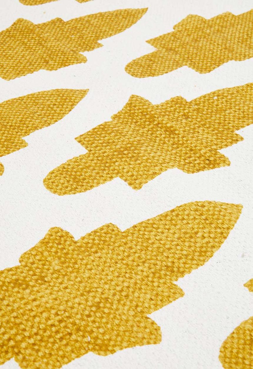 Sixth Floor - Mosaic printed rug - misted yellow