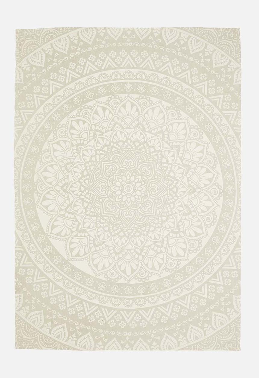 Sixth Floor - Kaleidscope printed rug - grey