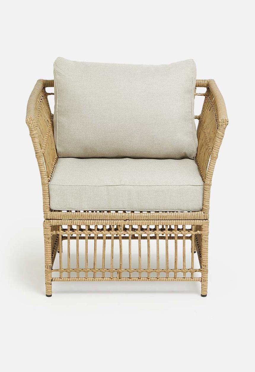 Sixth Floor - Lillysand outdoor lounge chair - natural