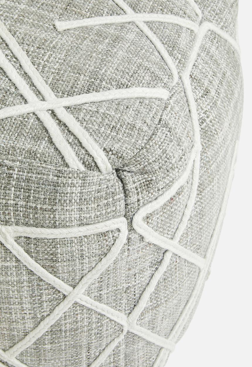 Sixth Floor - Sia ottoman - grey