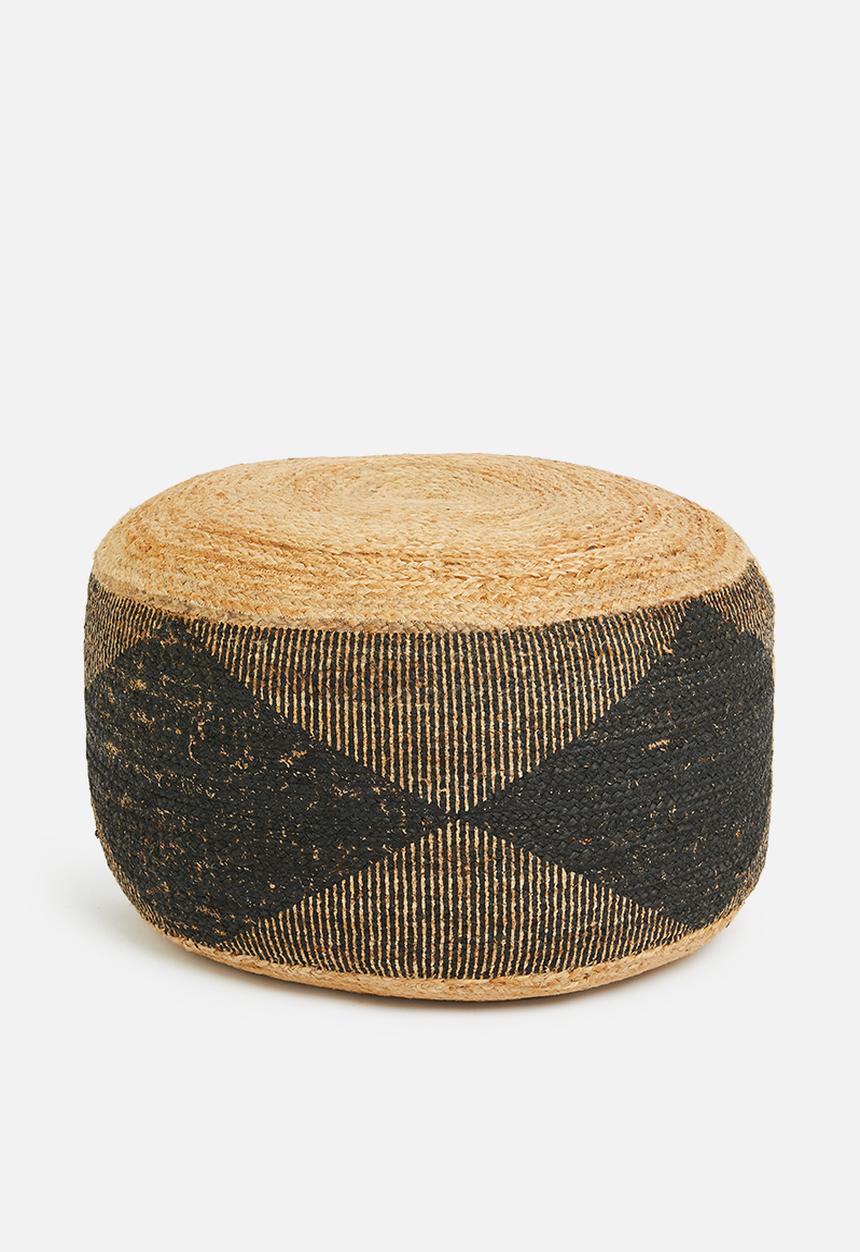 Sixth Floor - Willow ottoman - natural