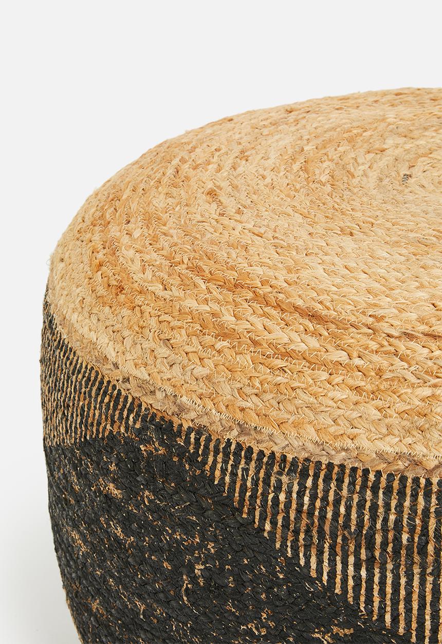 Sixth Floor - Willow ottoman - natural