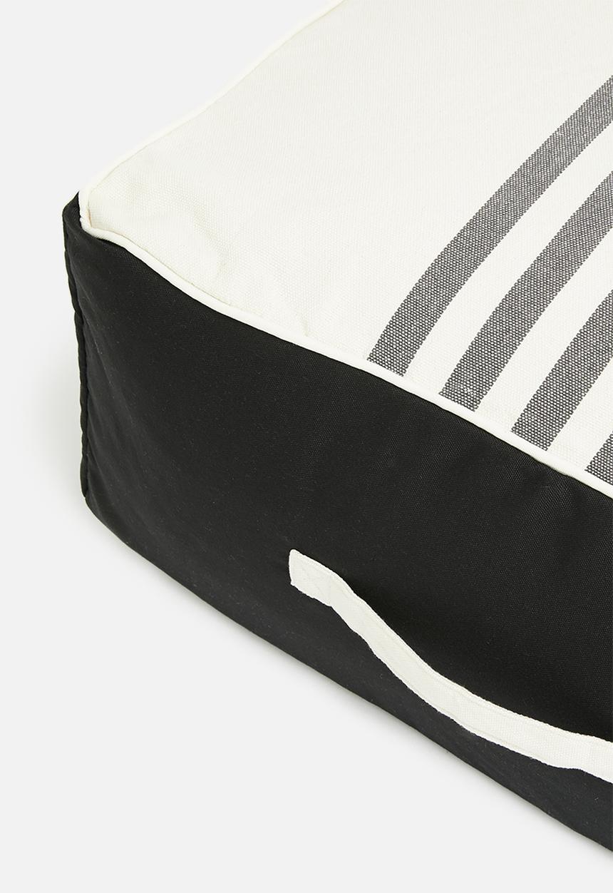 Sixth Floor - Mercator outdoor floor cushion - charcoal