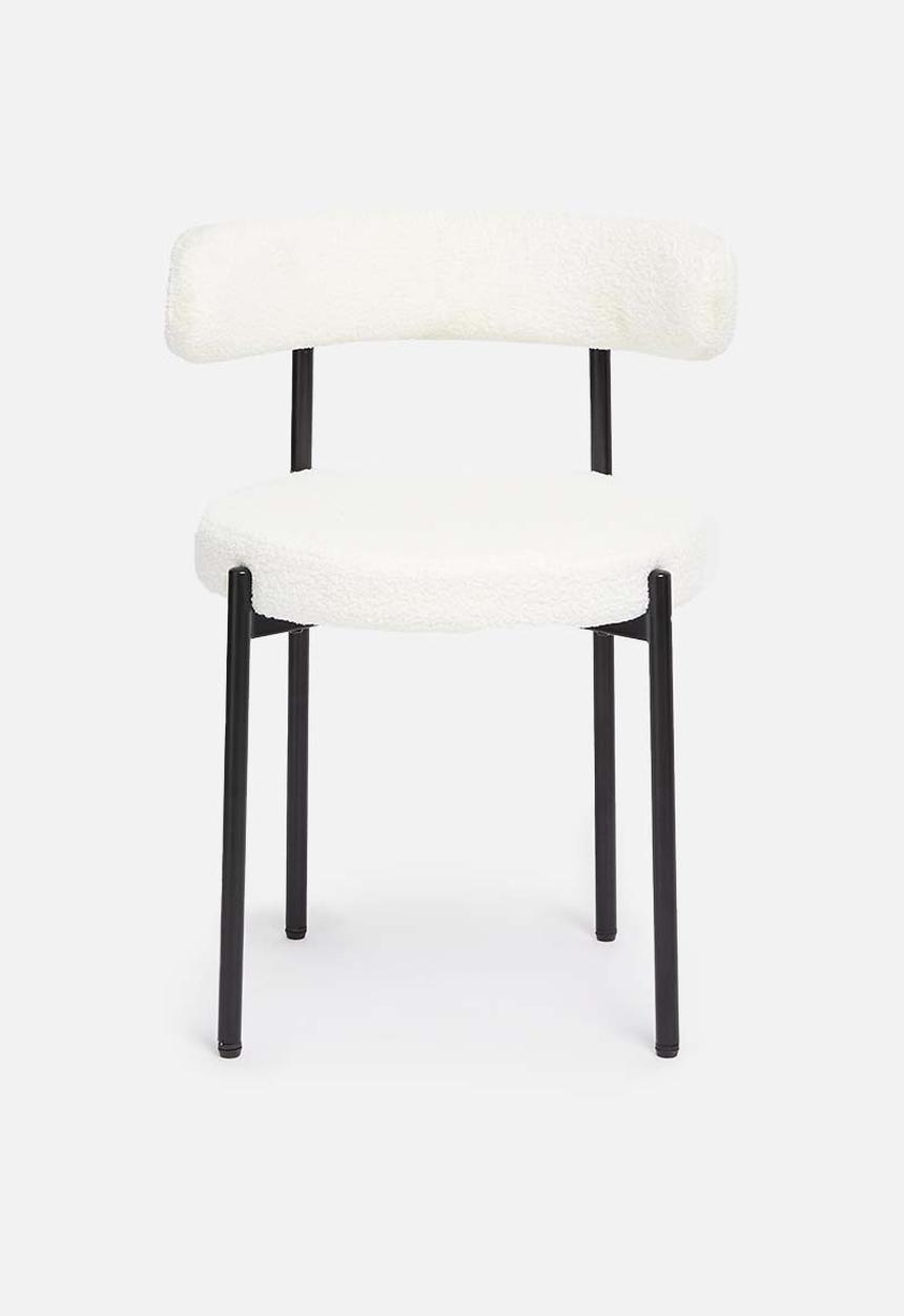 Sixth Floor - Anna sherpa dining chair - natural
