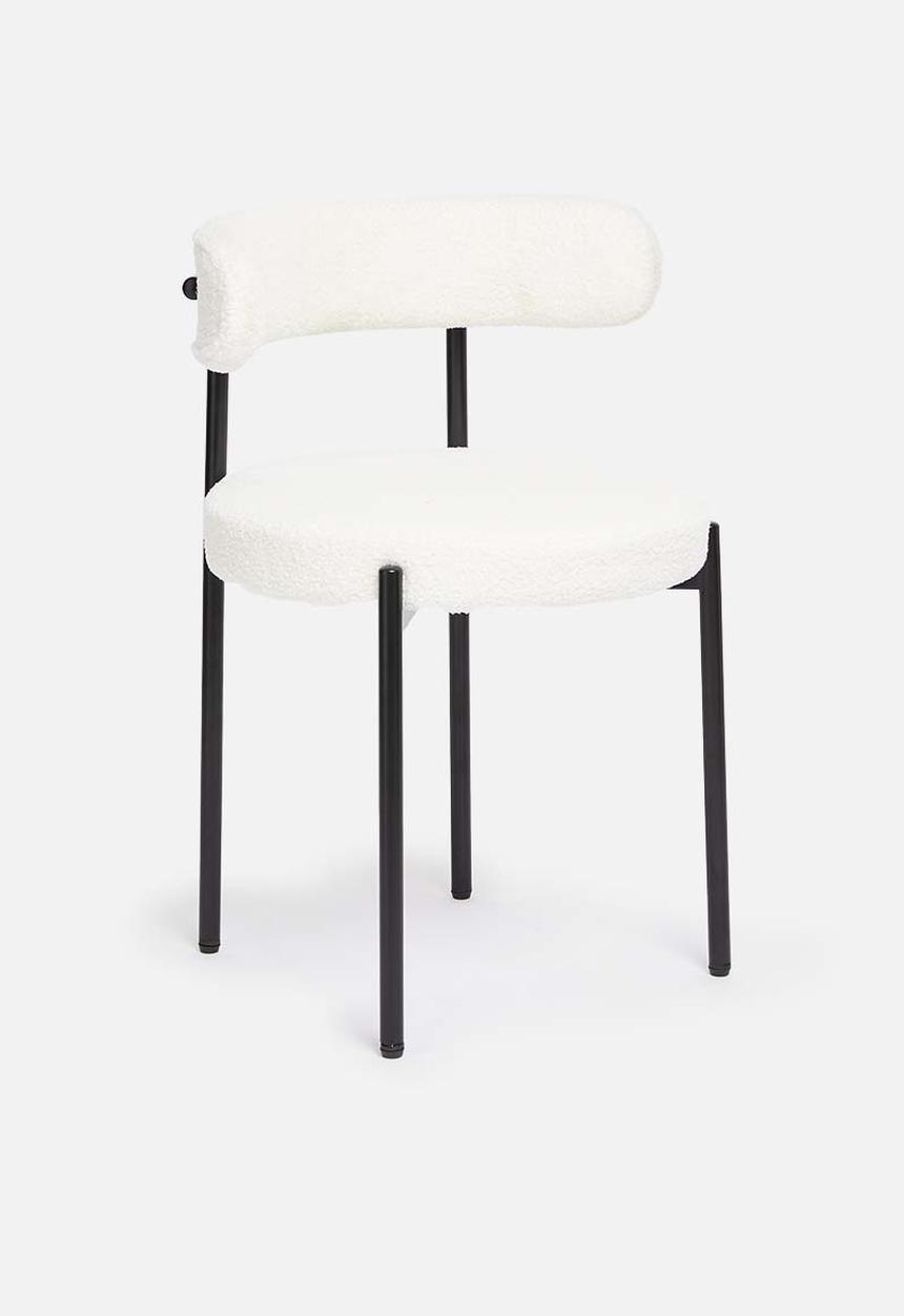 Sixth Floor - Anna sherpa dining chair - natural
