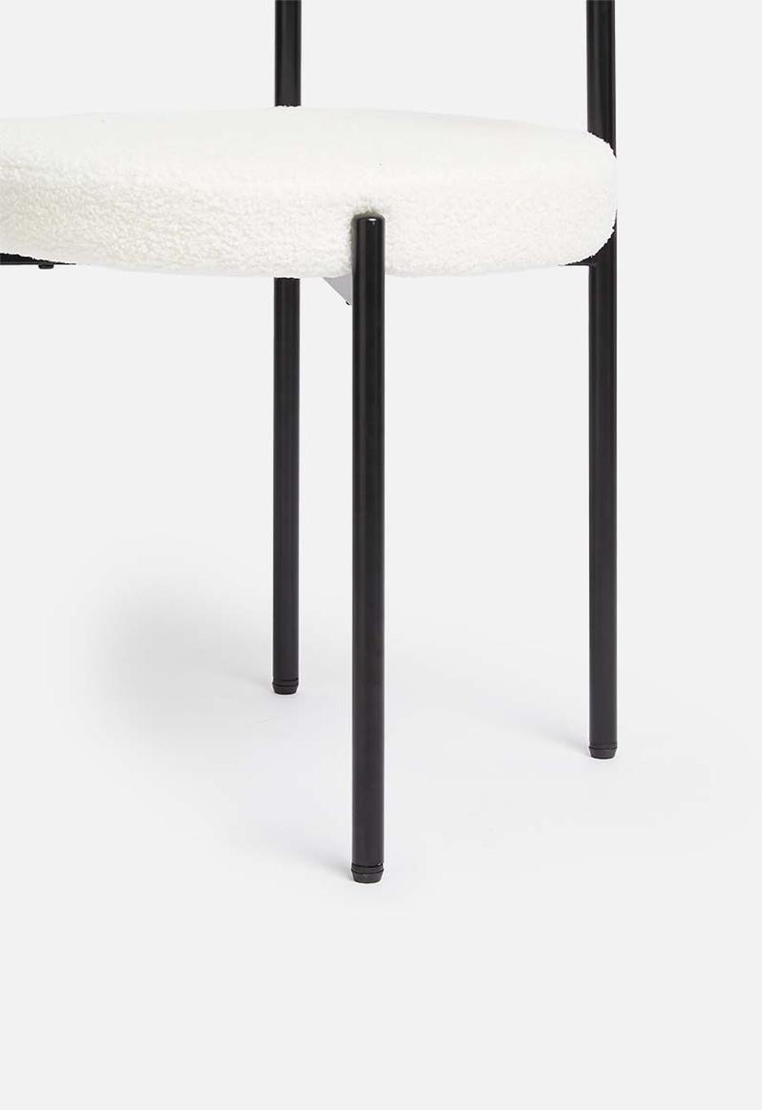 Sixth Floor - Anna sherpa dining chair - natural