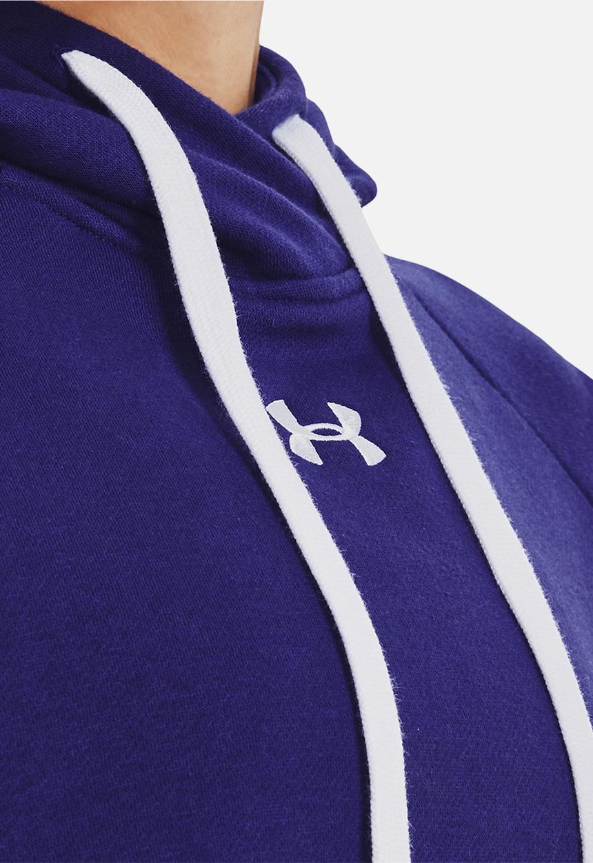 Under Armour - Rival fleece hb hoodie - sonar blue/white