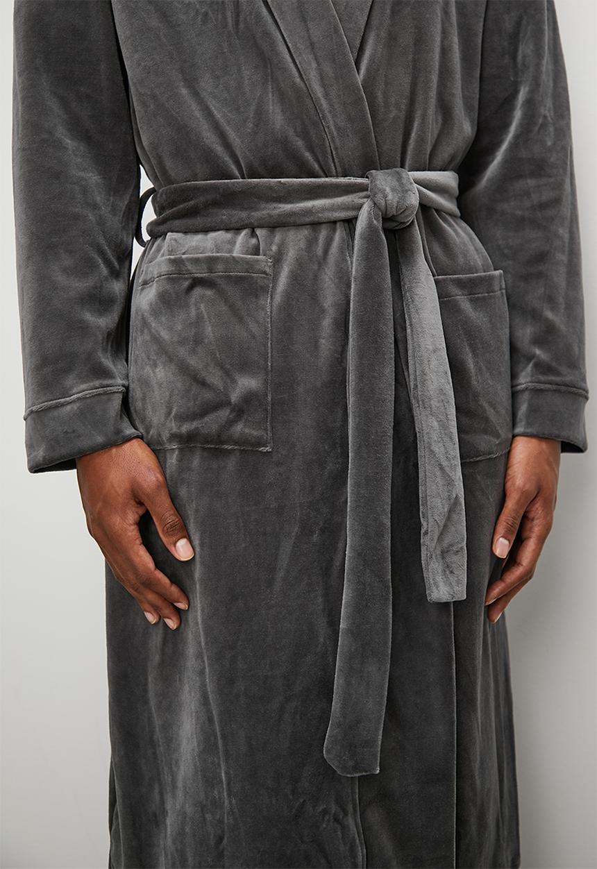 STYLE REPUBLIC - Velour robe - grey