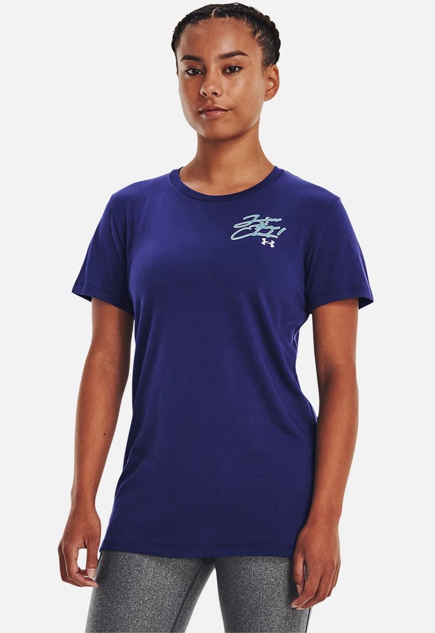 Under Armour - Ua join the club short sleeve - sonar blue/white