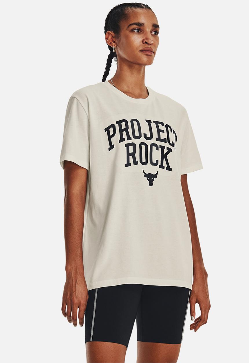 Under Armour - Pjt rock hwt campus t - ivory/black/white