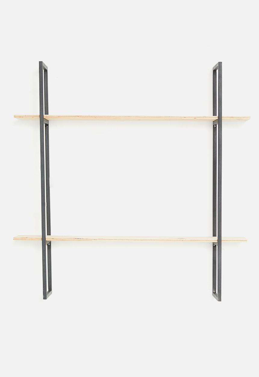 Sixth Floor - Belle wall shelf - natural & black