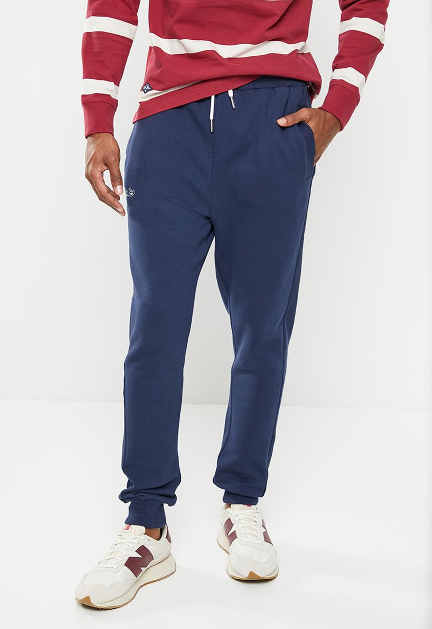Aca Joe - Mens aca joe small logo jogger - navy