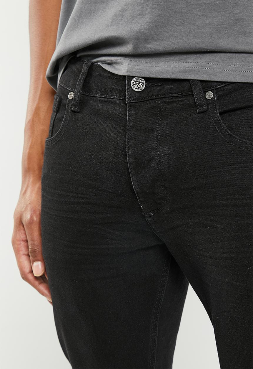 Cutty - Shooter basic denim jean - black