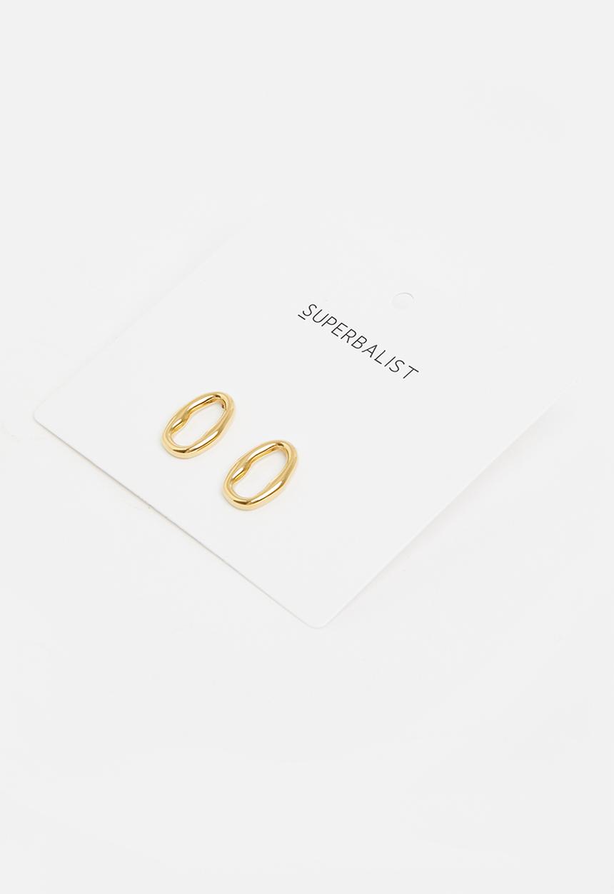 Superbalist - Eden hoop earrings - gold