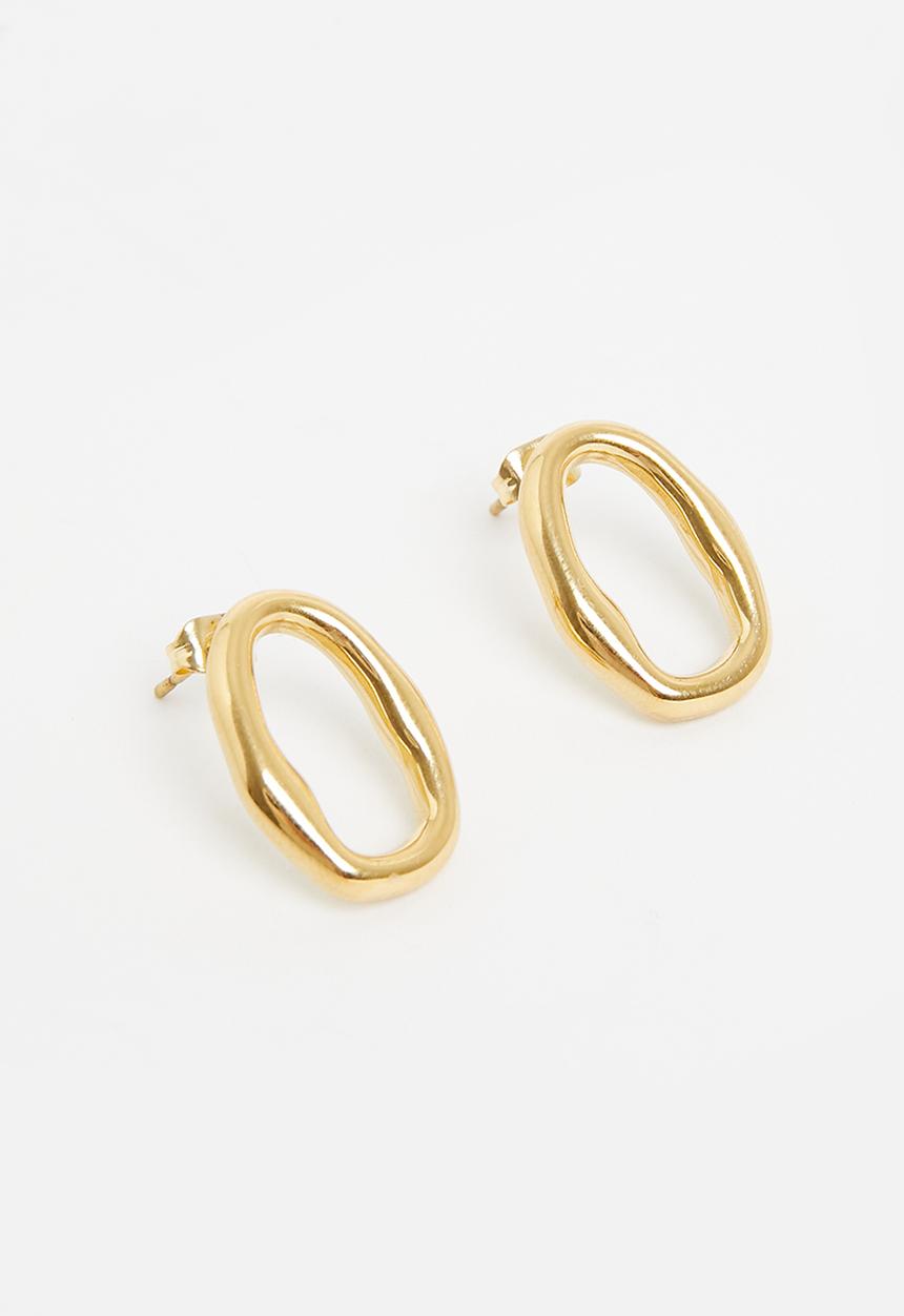 Superbalist - Eden hoop earrings - gold