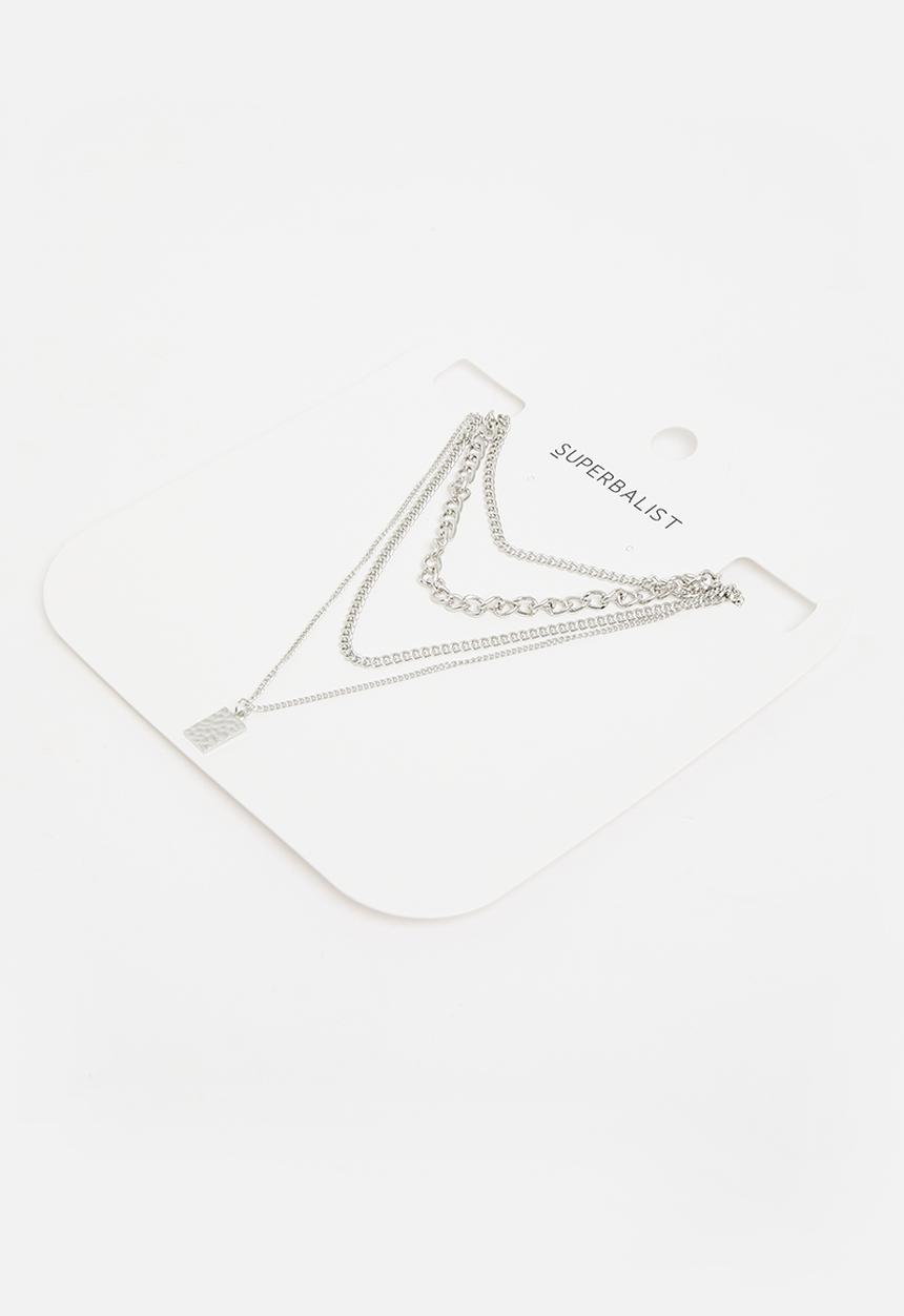 Superbalist - Taila layered necklace - silver