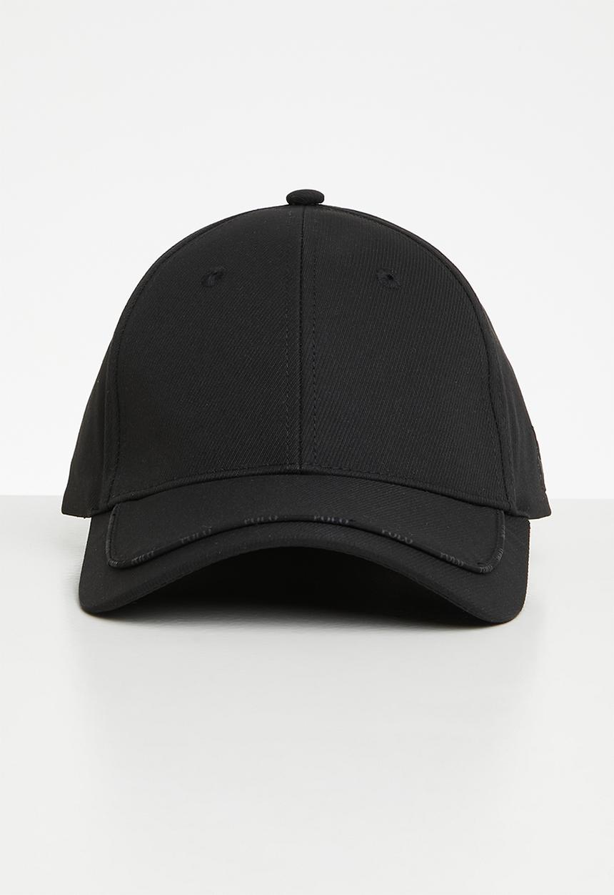 POLO - Womens 6 panel tonal - black