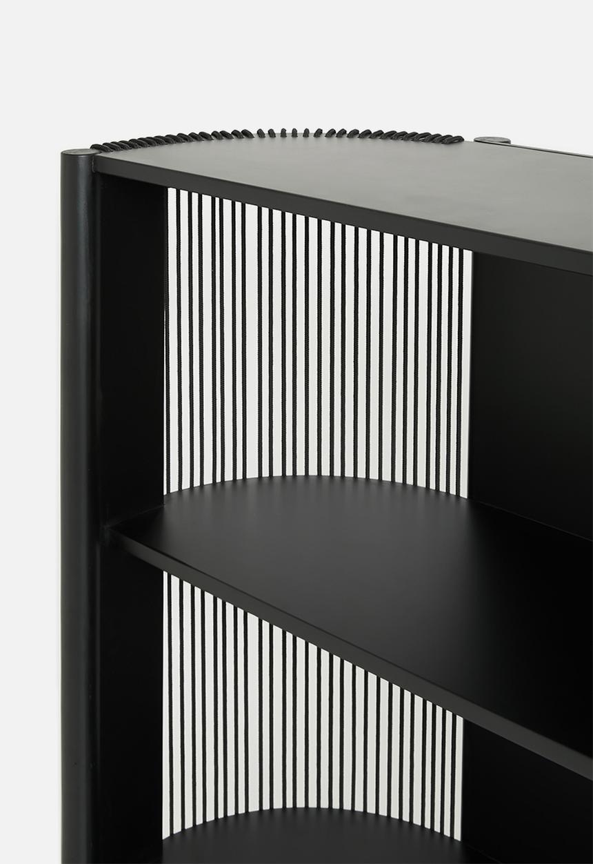 SF Collection - Tamana wide shelving unit - black
