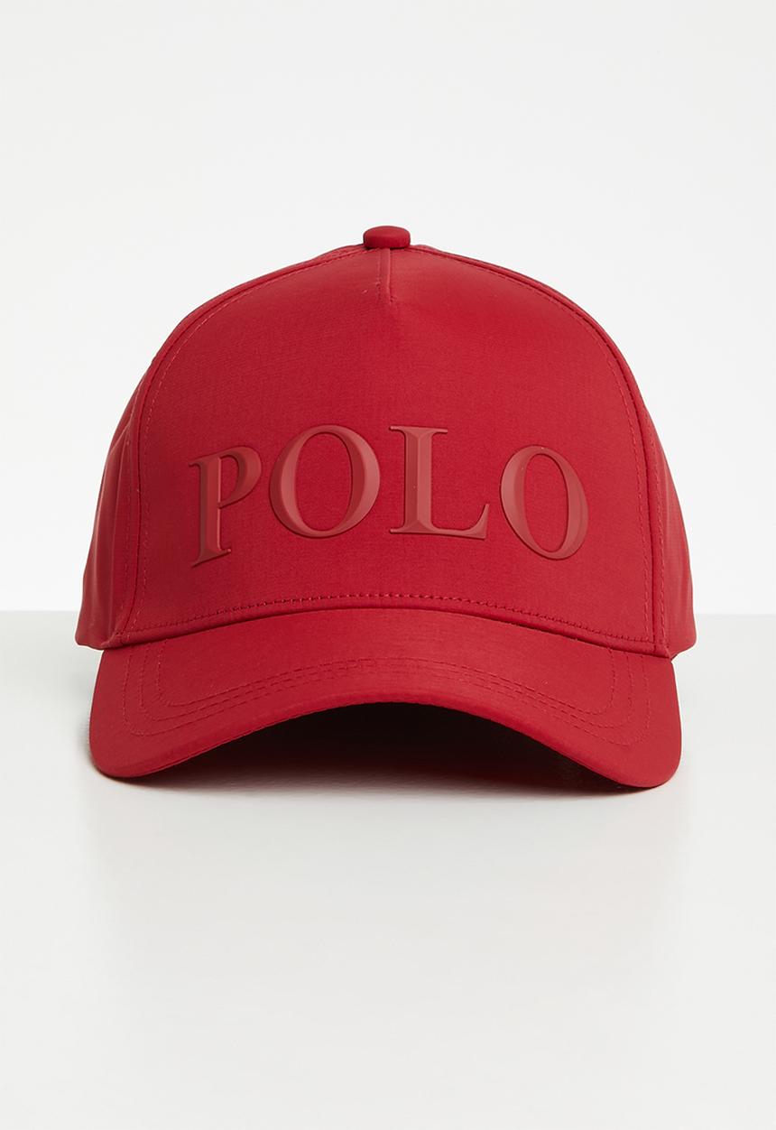POLO - 6 Panel pyramid polo peak - red 