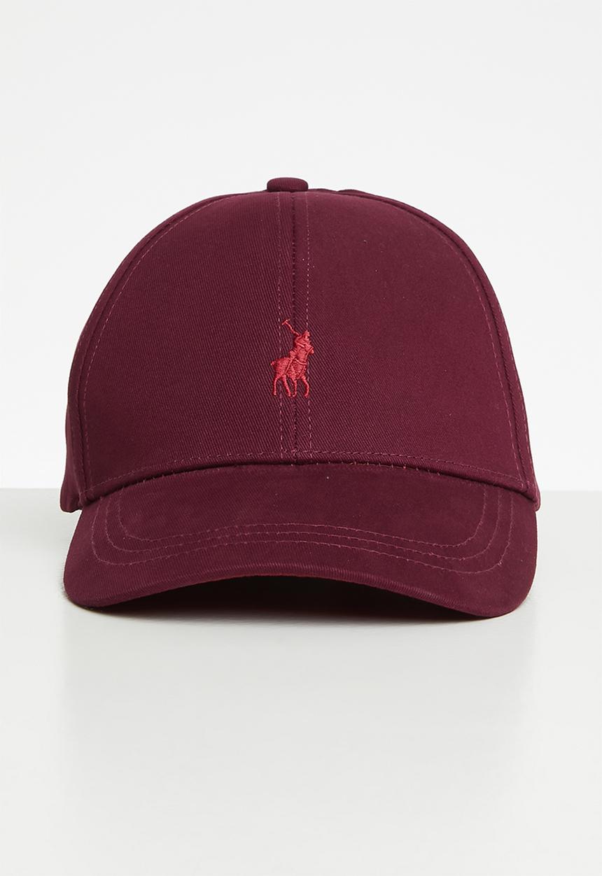 POLO - 6 Panel classic peak - burgundy 