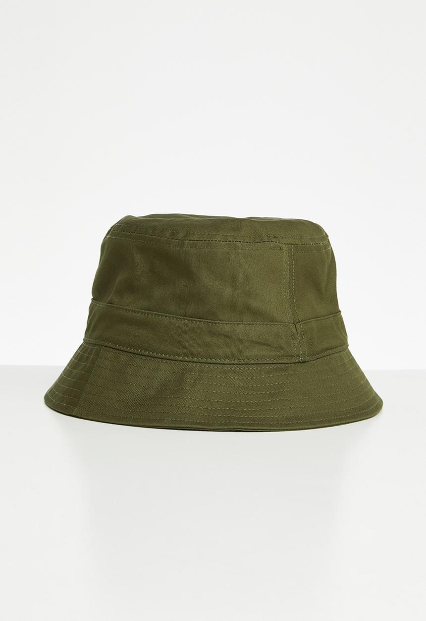 POLO - Classic twill bucket - olive 