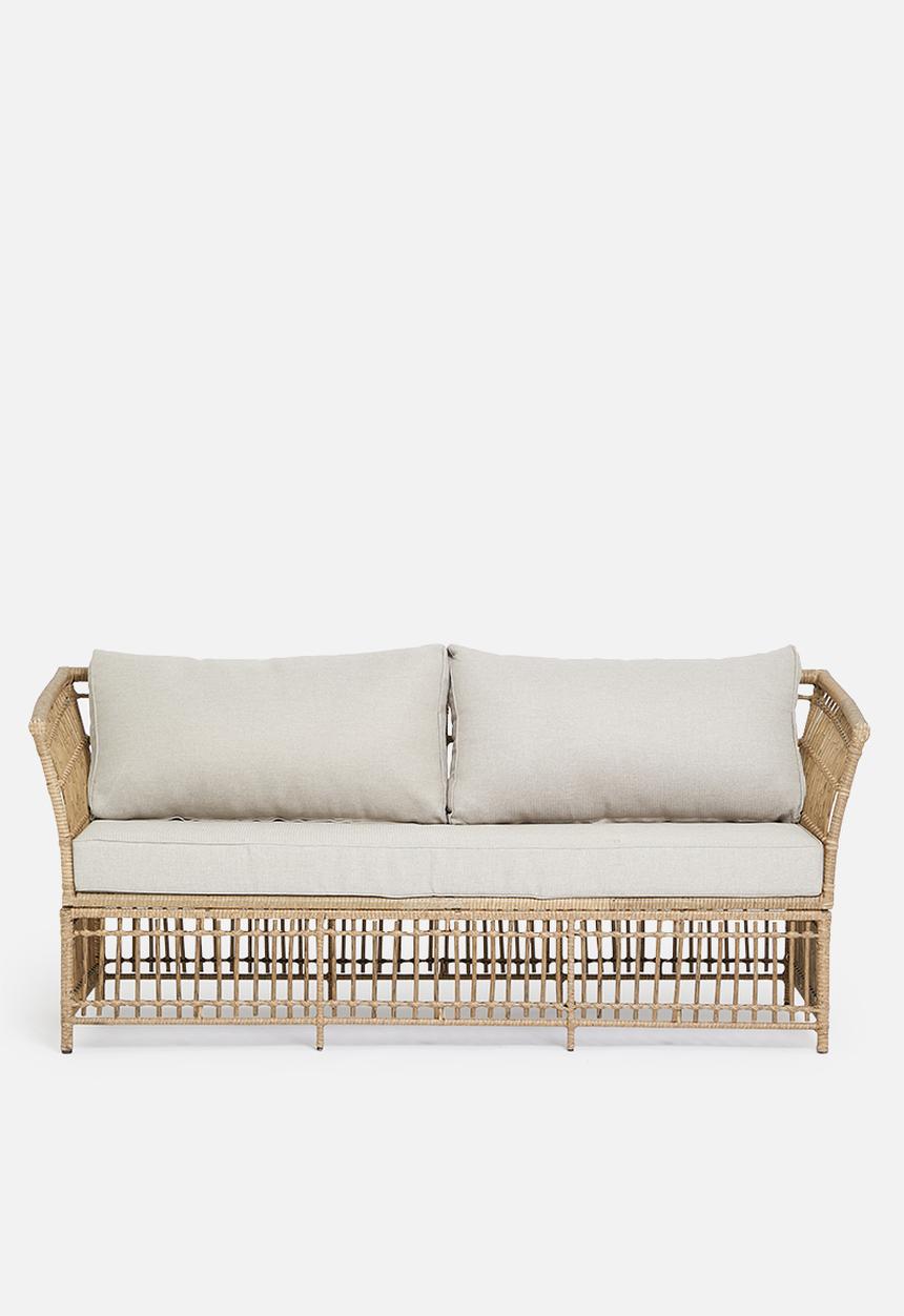 Sixth Floor - Lillysand outdoor lounge sofa - natural