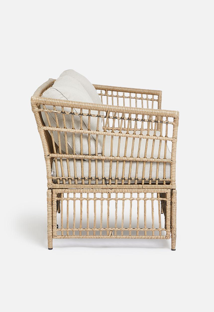 Sixth Floor - Lillysand outdoor lounge sofa - natural