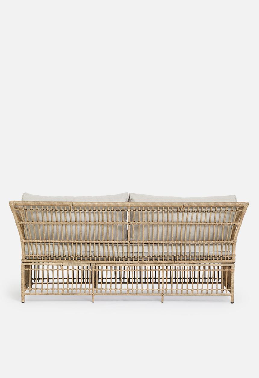 Sixth Floor - Lillysand outdoor lounge sofa - natural