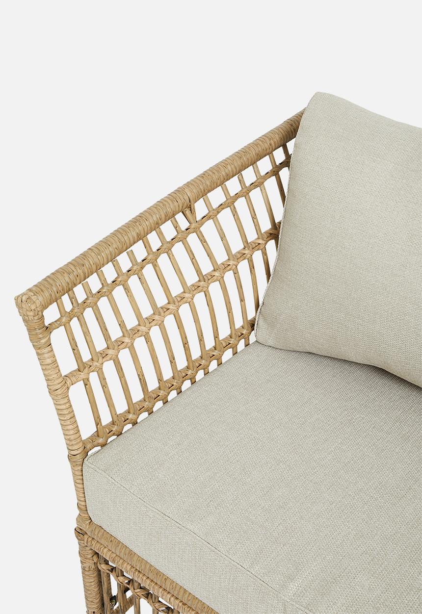 Sixth Floor - Lillysand outdoor lounge sofa - natural