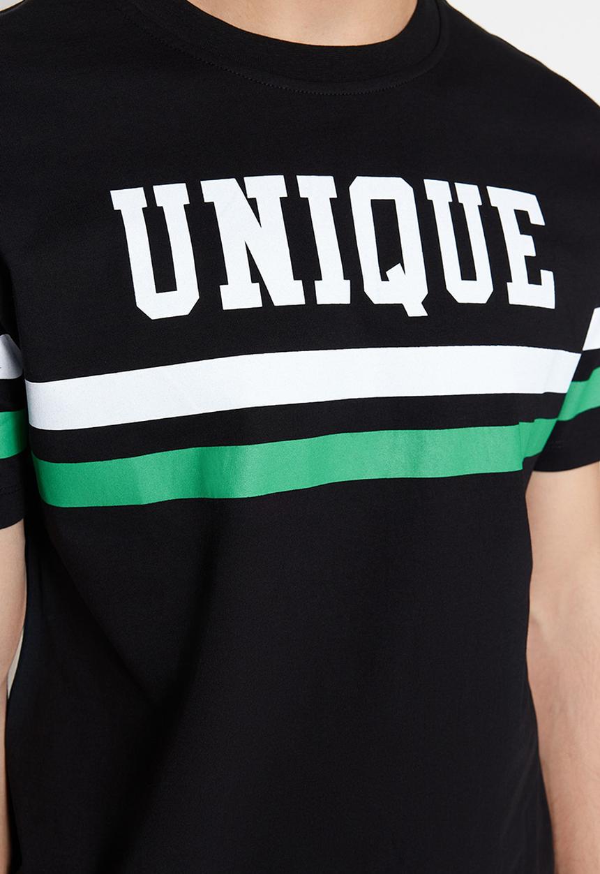 Trendyol - Unique logo t-shirt - black