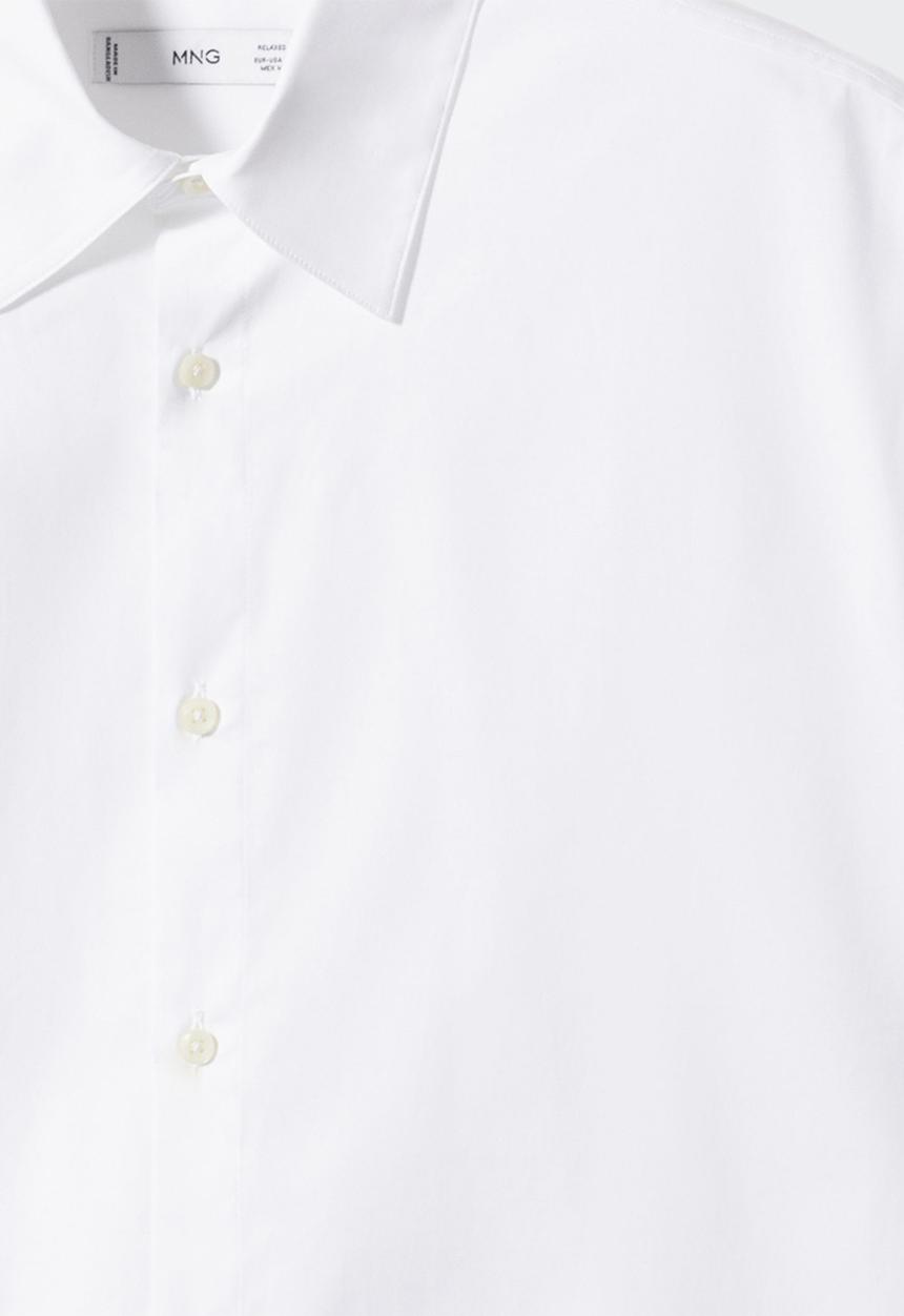 MANGO - Shirt tulle - white
