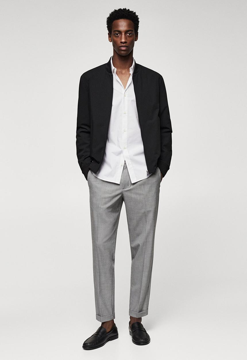 MANGO - Shirt tulle - white