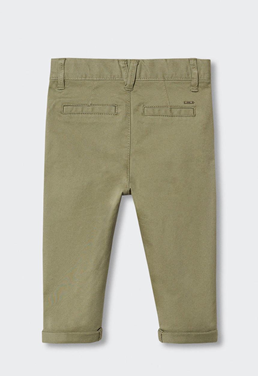 MANGO - Trousers chino - khaki