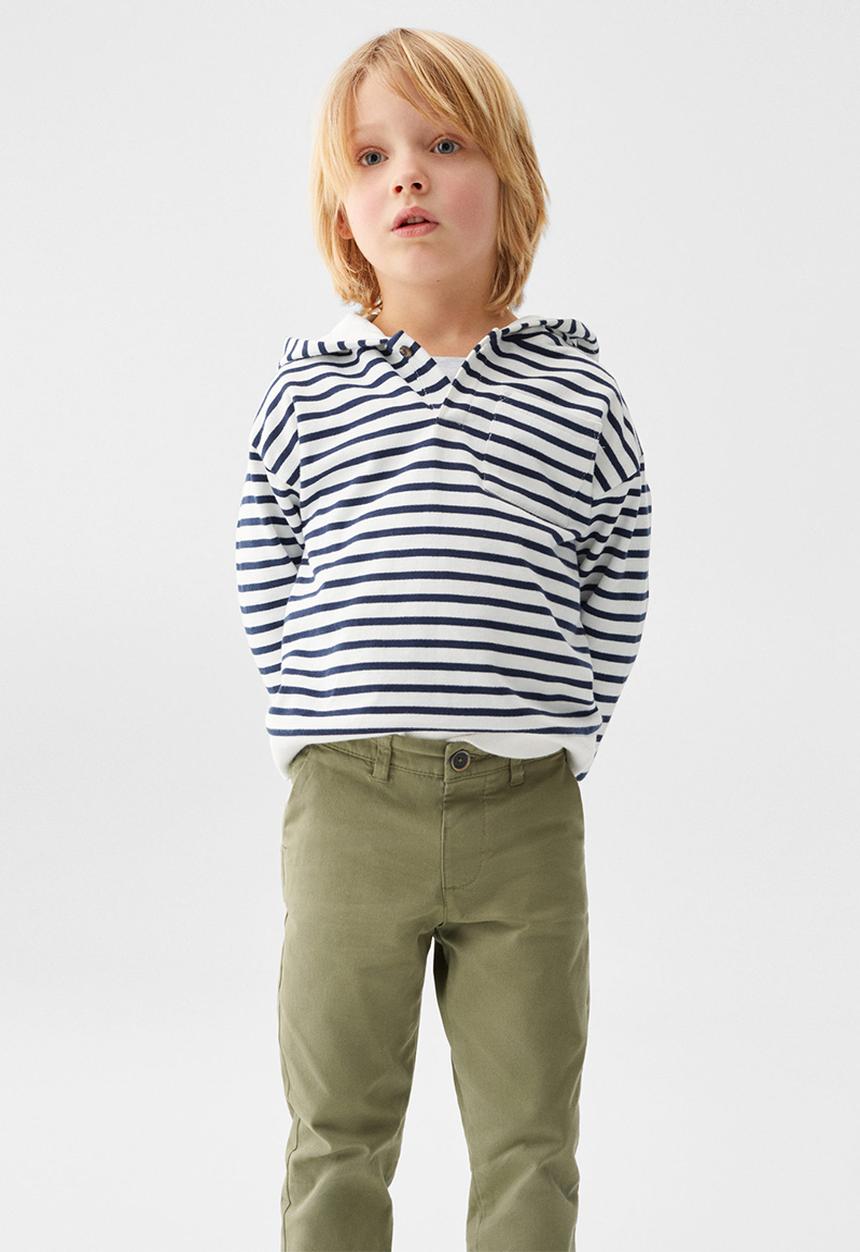 MANGO - Trousers chino - khaki