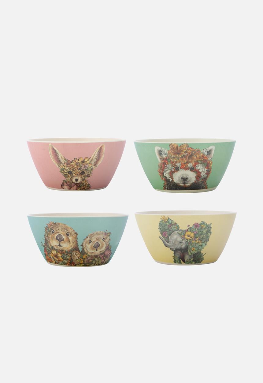 Maxwell & Williams - Wildplanet 4 piece bowl set - multi