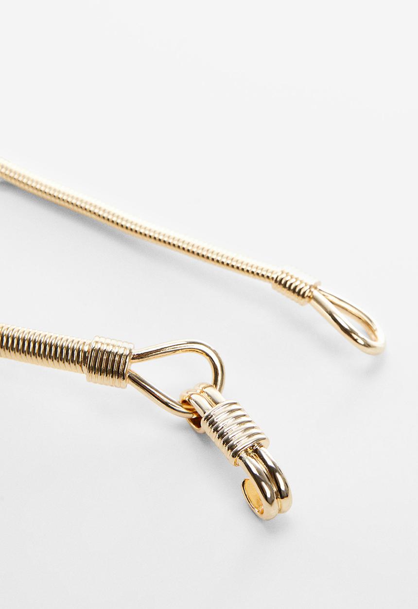 MANGO - Belt berlin - gold