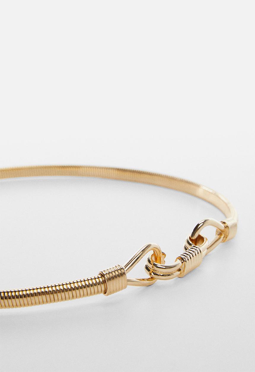 MANGO - Belt berlin - gold